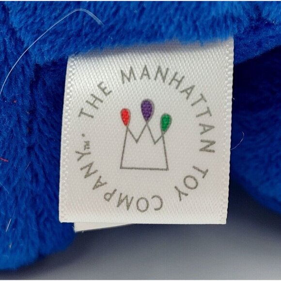 Manhattan Toy Jellybeans Berry Blue Bear Plush Stuffed Animal 7" NEW - Picture 4 of 5